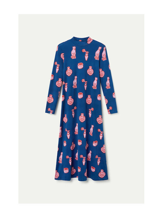Blue Midi Dress
