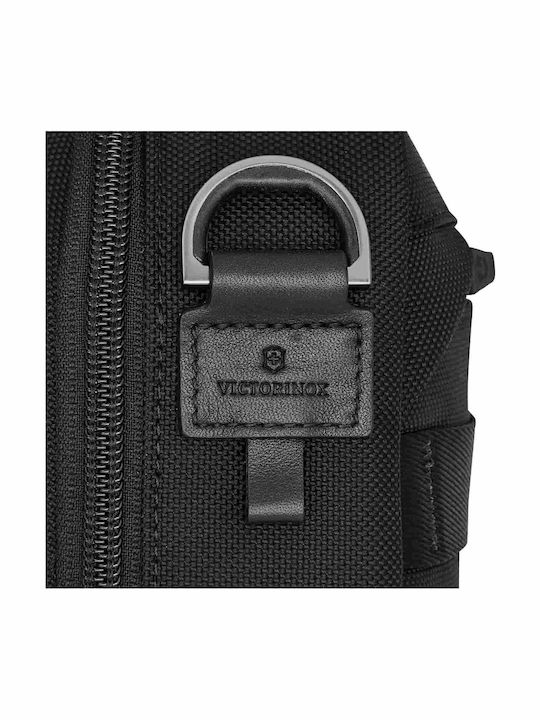 Mythic Compact Lederne Herren Tasche Schulter / Crossbody Schwarze