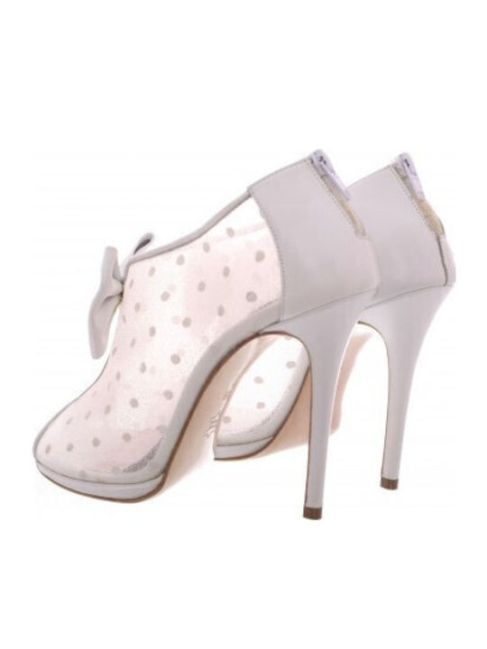 Leder Sandalen Weiß