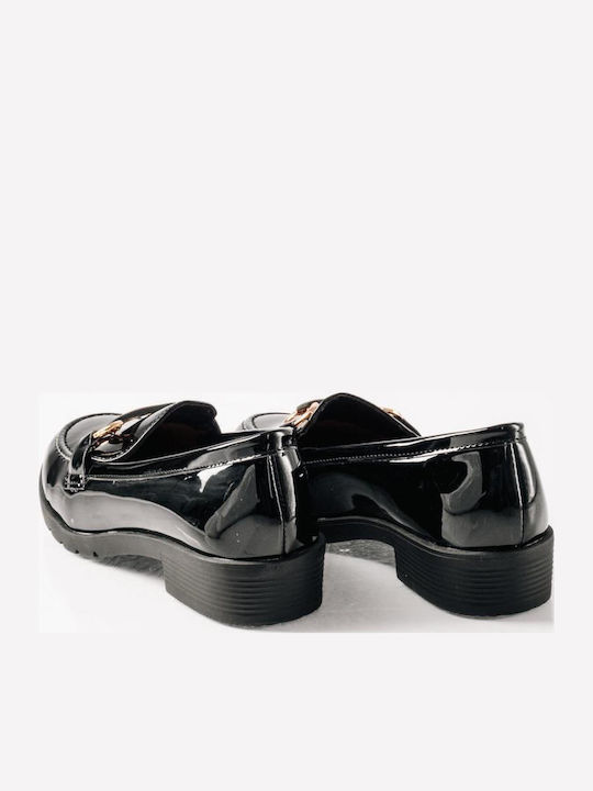 Mocasini dama în culoarea Negru