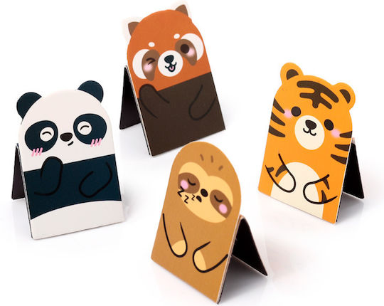 Set 4 Lesezeichen Adora Animals Magnetisch