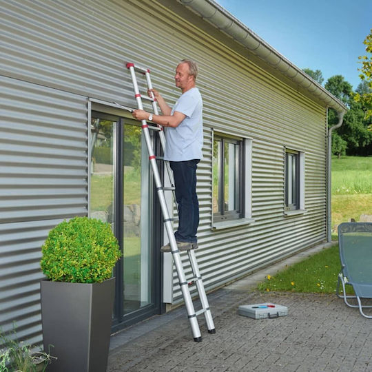 Hailo Leiter Aluminium mit 9 Stufen