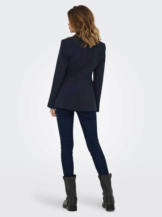 Only Long Women's Blazer Tlr Blue