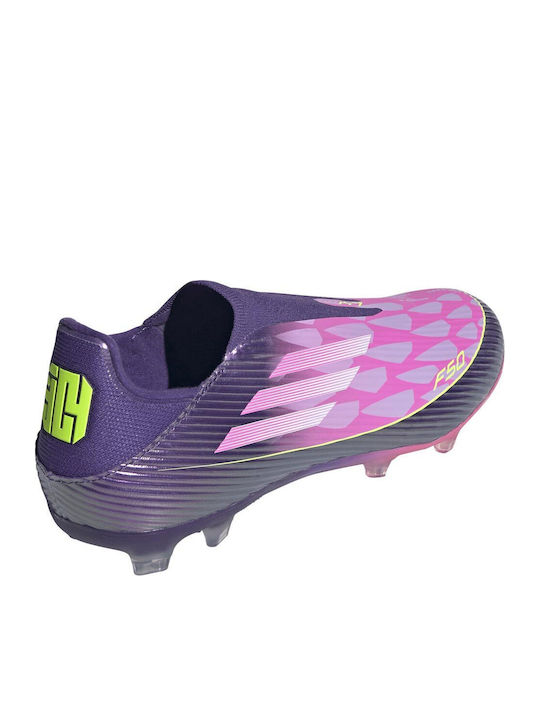 adidas F50 League Lamine Yamal LL Футболни Обувки с Бутони Лилави
