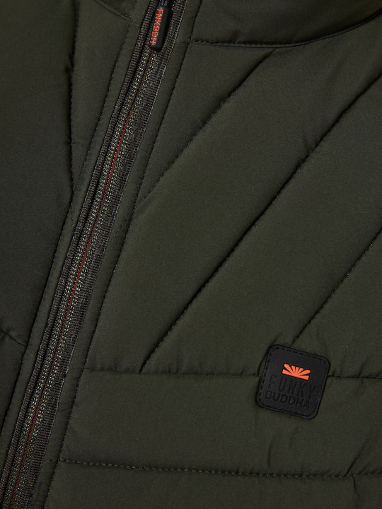 Sleeveless Jacket Puffer Forest Night