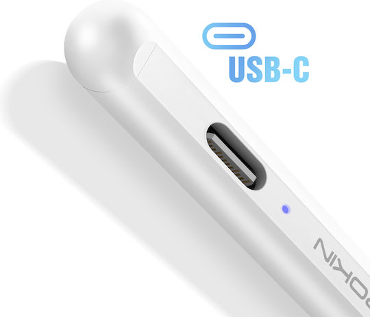 Apokin Capacitive Touch Stylus в Бял цвят K898