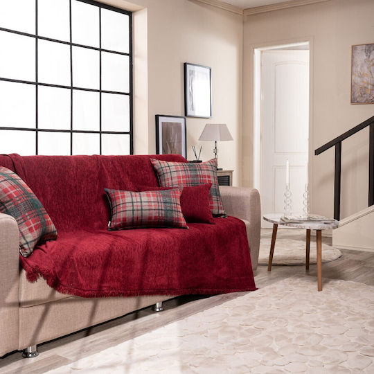 Teoran Basic Armchair Throw Chenille 180x150cm