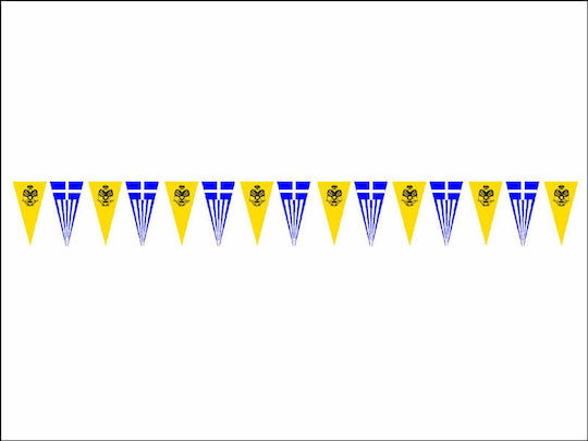 Religiöse Flagge mit Bangs Gurtel