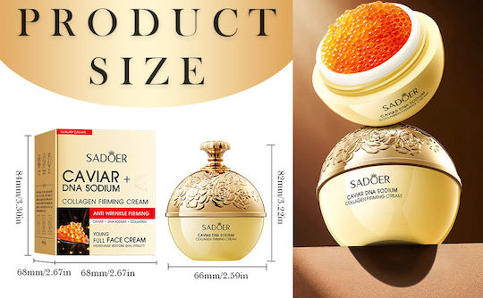 Sadoer Caviar DNA Sodium Collagen Licht Creme Gesicht 30gr