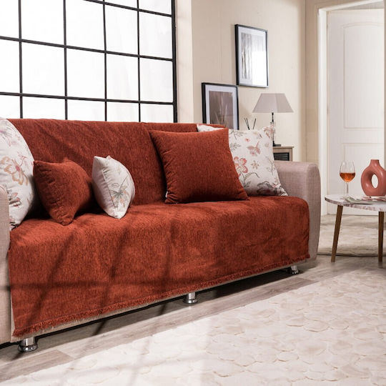 Teoran Basic Cuvertură Pentru Canapea De Fotoliu Chenille 180x150cm 05