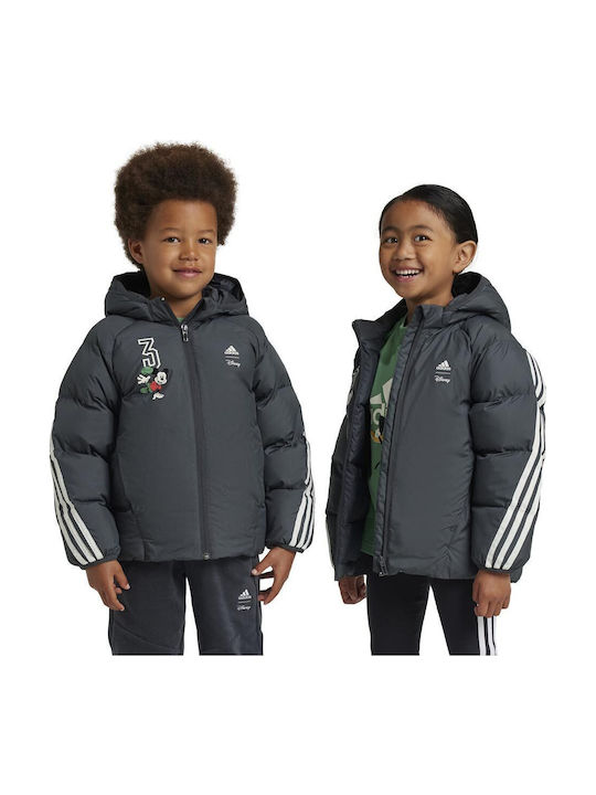 adidas Kinder Sport Jacke Grau