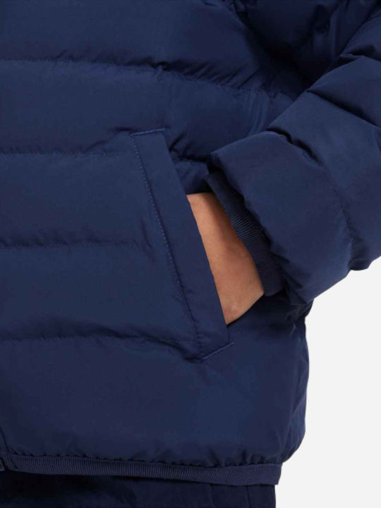 Kids' Sports Jacket Short with Hood Blue Sportswear