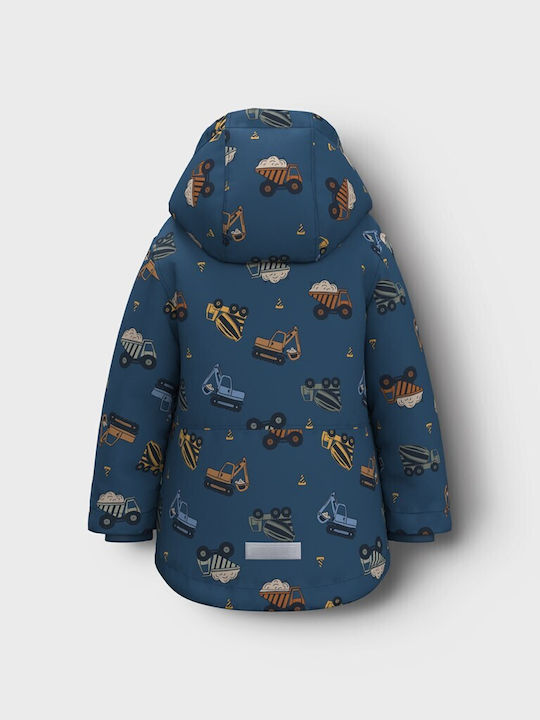 Kinder Freizeitjacke mit Kapuze Navy Blue