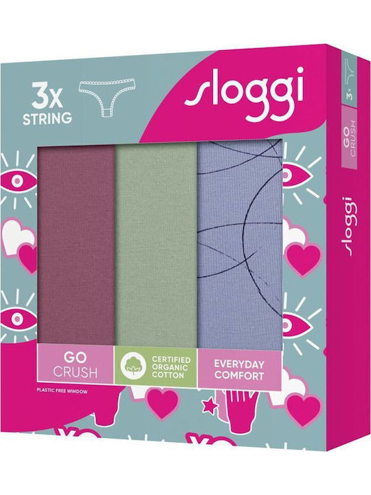 Βαμβακερά Damen Zeichenfolge 3Pack Bay Leaf Mint