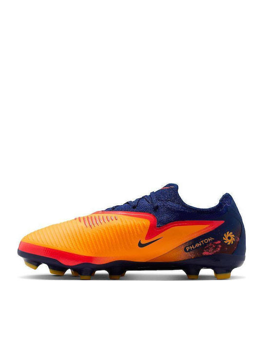 Phantom 6 Low Pro Erling Haaland MG HQ2047 800 Kids Soccer Cleats Molded Laser Orange Blue Void Lemon Venom
