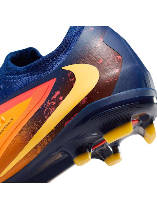 Phantom 6 Low Pro Erling Haaland MG HQ2047 800 Kids Soccer Cleats Molded Laser Orange Blue Void Lemon Venom