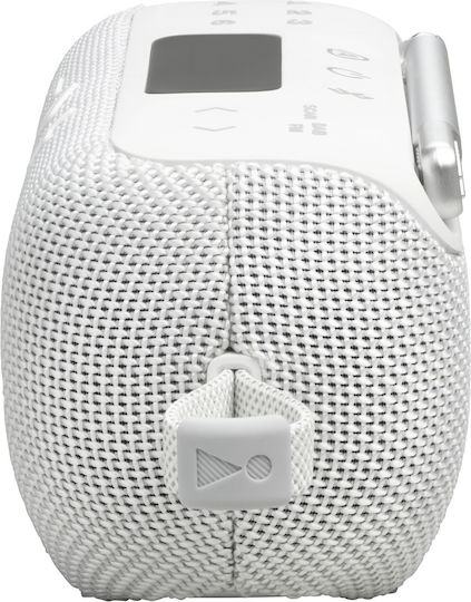 JBL Tuner 3 Αδιάβροχο Ηχείο Bluetooth 7W με Ραδιόφωνο και Διάρκεια Μπαταρίας έως 15 ώρες Λευκό
