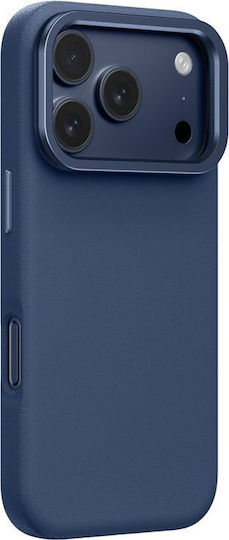 AmazingThing Glamour Back Cover Leather Blue (iPhone 17 Pro Max)