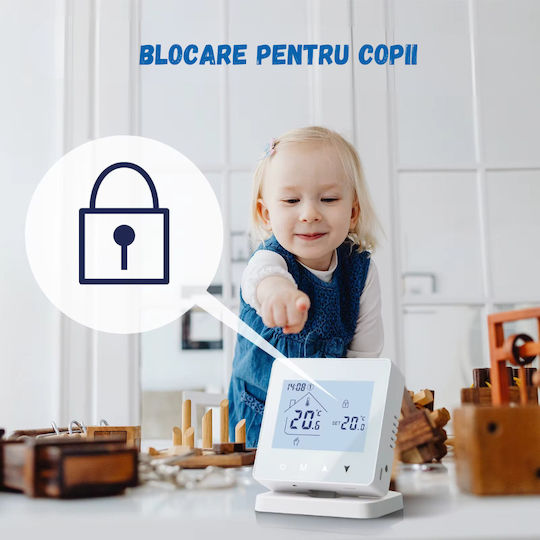 Digital Termostat Spațiu Smart cu Wi-Fi