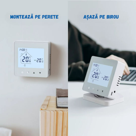 Digital Termostat Spațiu Smart cu Wi-Fi