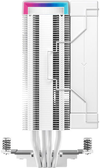 Deepcool AK400 Digital Pro Охладител за ЦПУ за Socket /A/M/4/A/M/5/1/2/0/0/1/1/5/x/1/7/0/0/ с RGB Осветление Бял