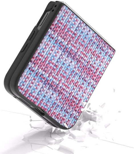 Plaid Texture Book Πλαστικό Μωβ (Xiaomi Mix Flip)