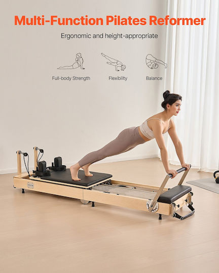 Vevor Foldable Pilates Reformer Pilates-Bett