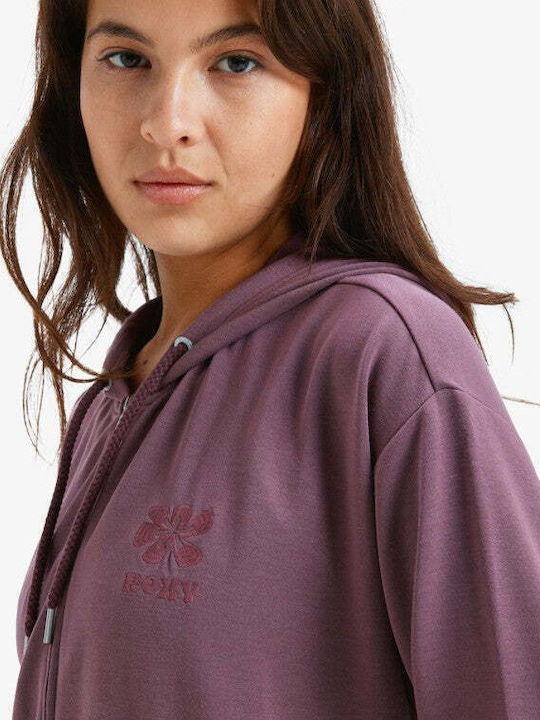Surfing By Daylight Women's Sweatshirt Jacket Hooded Huckleberry