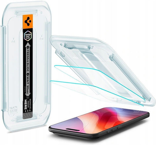 Spigen Glas.tr Ez Fit 2.5D 0.2mm Tempered Glass 2τμχ (iPhone Air)