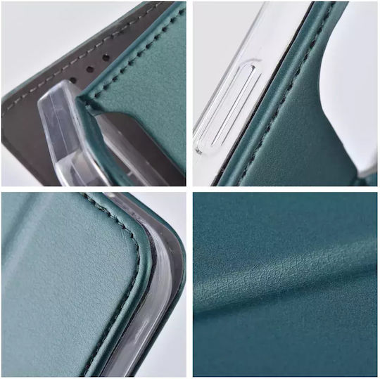 Techwave Book Leather / Silicone Green (Xiaomi 14T Pro)