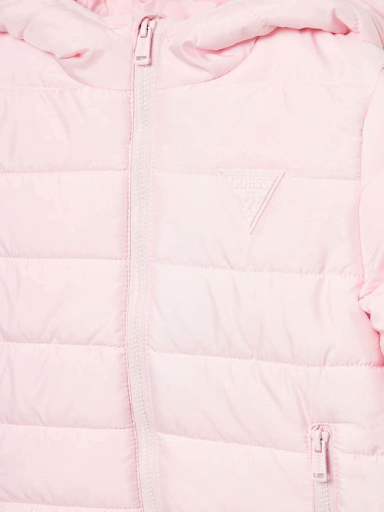 Παιδικό Καπιτονέ Μπουφάν με Κουκούλα Ballet Pink