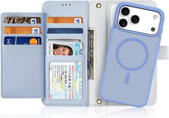 Dux Ducis Lawa Series Wallet Πλαστικό Γαλάζιο (iPhone 17 Pro Max)