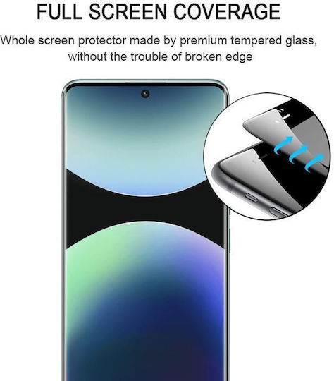 Tempered Glass Black (Redmi Note 14 Pro 5G / 14 Pro+ / Poco X7)