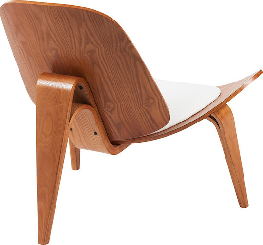 Thalor Wooden White Dining Chair