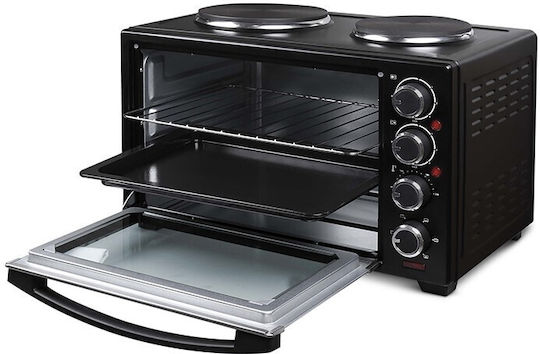Life Kouzinaki 302 2210153 Electric Countertop Oven 30lt with 2 Burners and Air