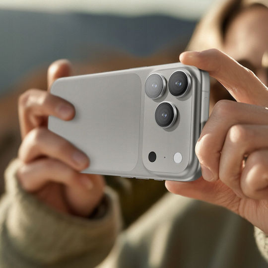 AmazingThing Προστασία Κάμερας Μεμβράνη Ασημί για το iPhone 17 Pro, iPhone 17 Pro Max
