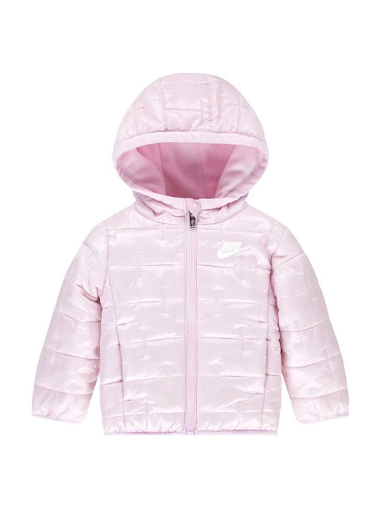 Παιδικό Αθλητικό Μπουφάν με Κουκούλα Pink Foam Positive Quilting