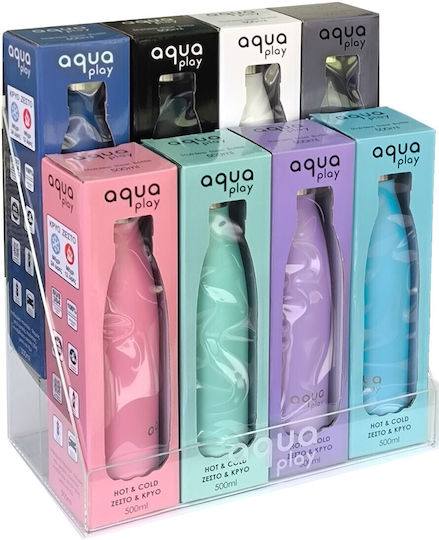Aquaplay Bottle Thermos Stainless Steel 500ml Lilac