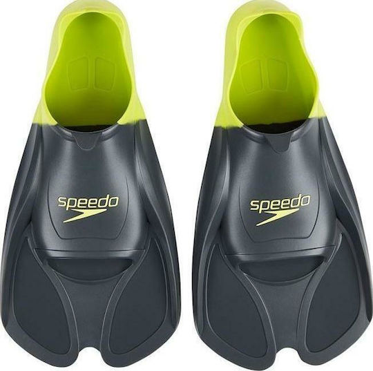 Speedo Βατραχοπέδιλα Πισίνας Biofuse Training Κοντά Γκρι