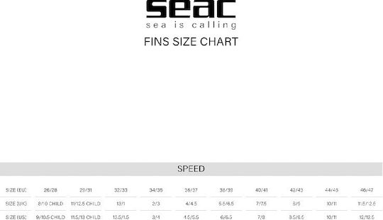 Seac Labeți De înot Speed Albe
