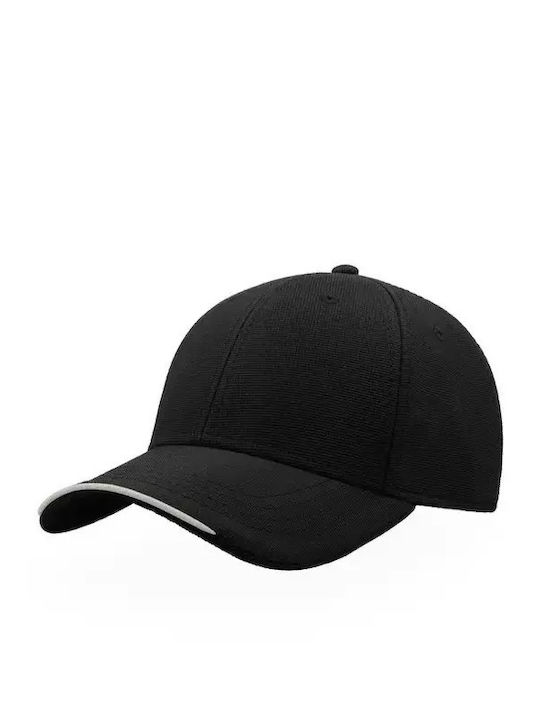 Atlantis S-estoril Six-Panel Jockey Hat Code S-estoril Black