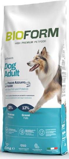 Cennamo BioForm SuperPremium Adult 25-10 15kg Dry Food for Adult Medium & Large Breed Dogs with Potatoes and Tuna