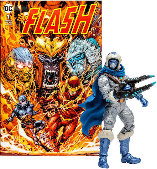 Dc Direct Action Figure Captain Cold Variant Gold Label Flash 18 Cm