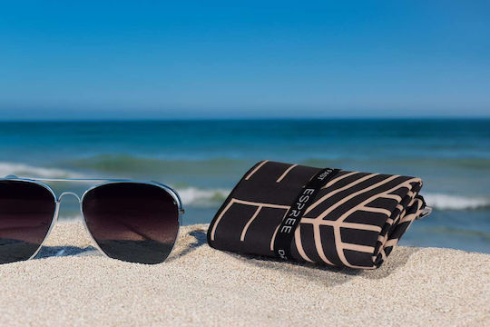 Espree Microfiber Towel Body 280g/m² Black 160x80cm