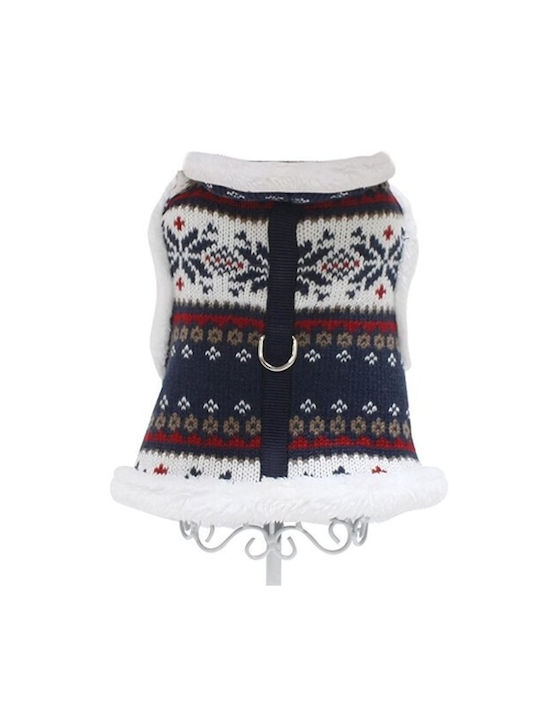 Croci Dog Harness Xmas Blue Small
