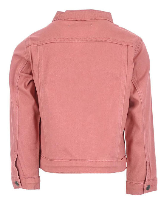 Geci pentru copii Denim Scurt Roz