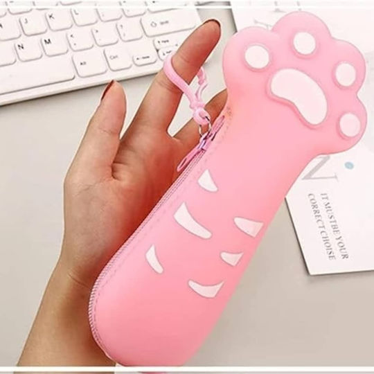 Starrydrip Pink Silicone Pencil Case