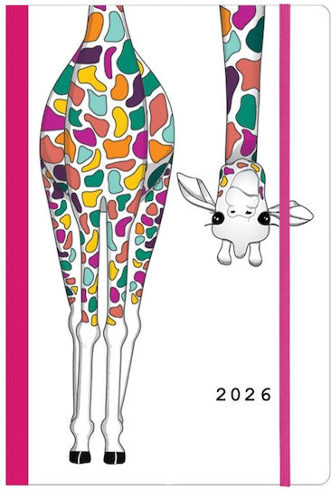 Next Diary 2026 Trends Wave Daily Flexi Elastic 12x17cm