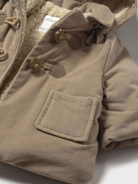 Kids' Coat Montgomery with Hood Beige
