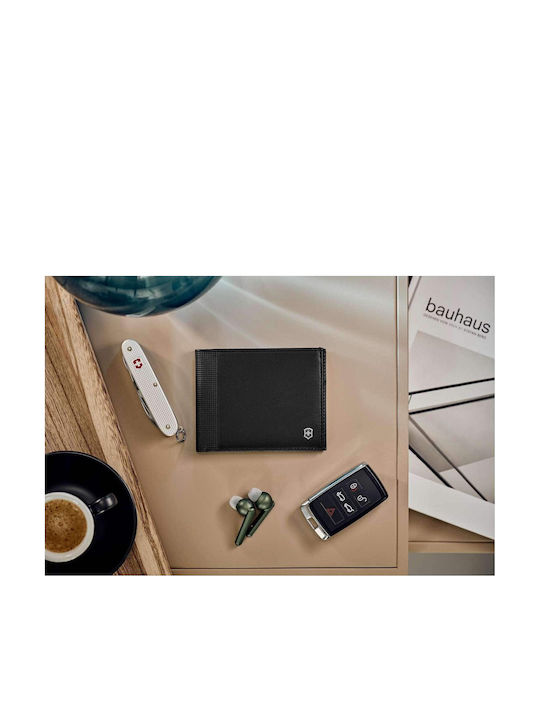 Alox Кожен Мъжки Портфейл Черен